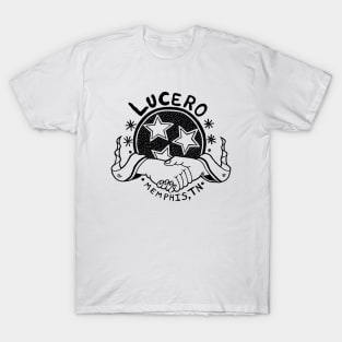 Lucero Band Logo Black White T-Shirt